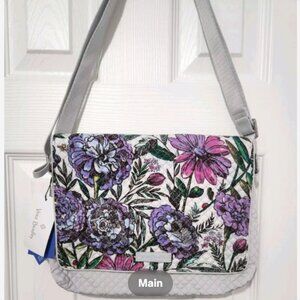 Vera Bradley Iconic Turnabout Crossbody Bag Lavender Meadow